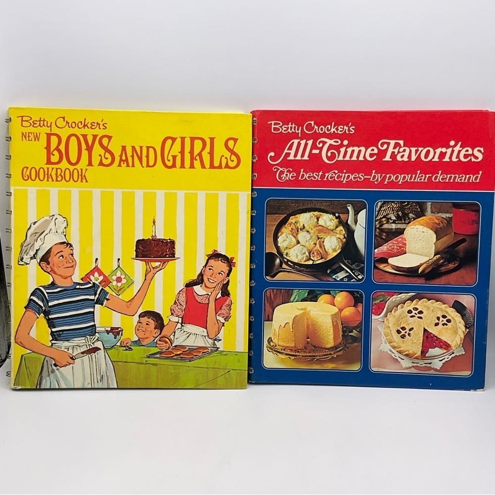 Vintage Betty Crocker Cook Book Lot New Boys and Girls All Time Favorite Recipes